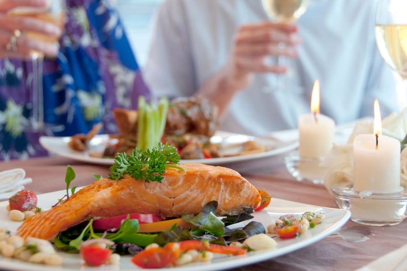 salmon dinner
