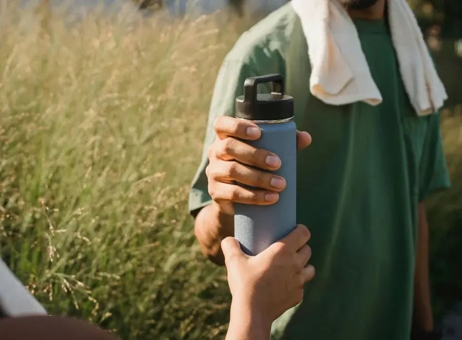 water bottle during exercise