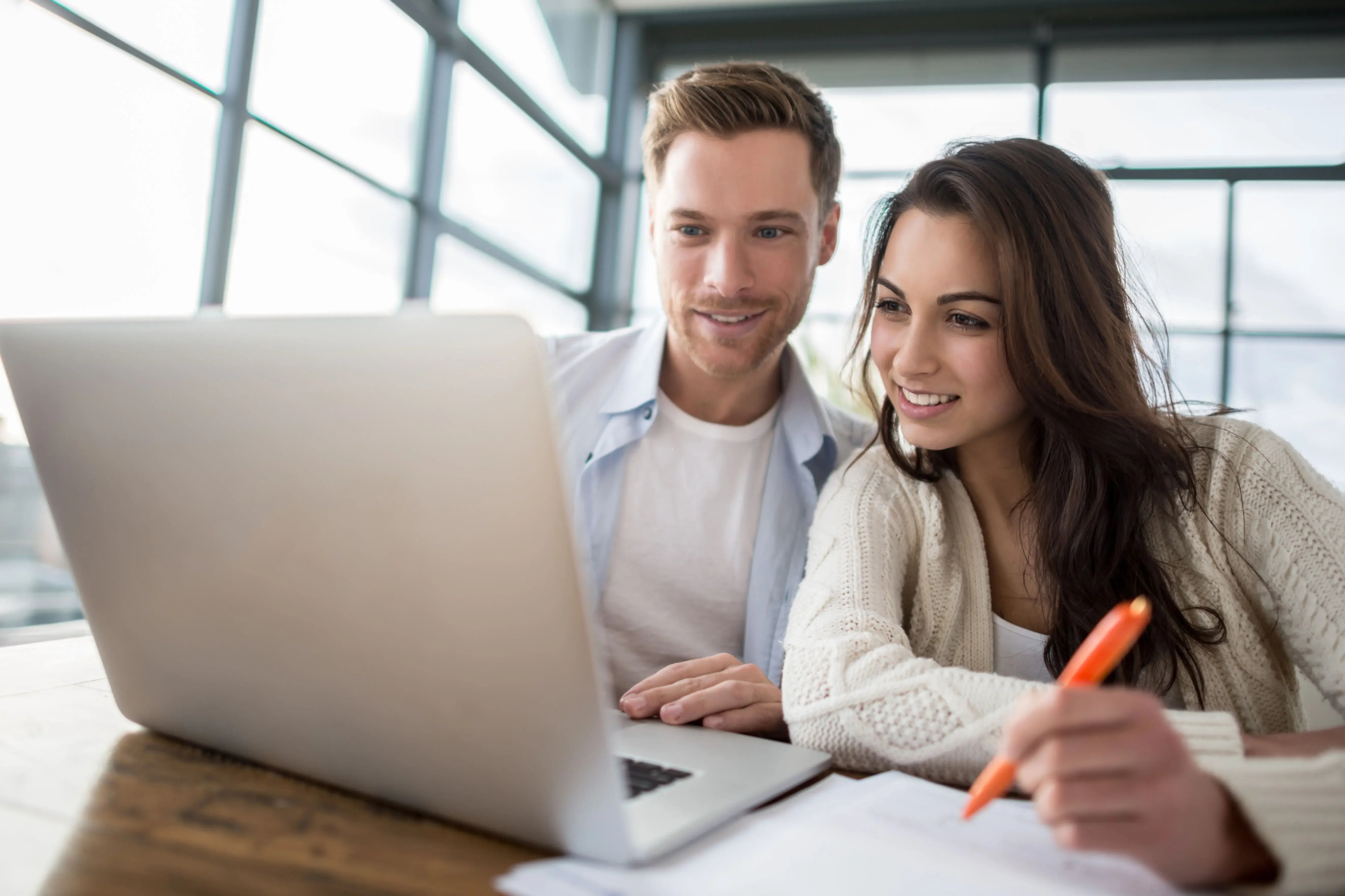 couple on computer
