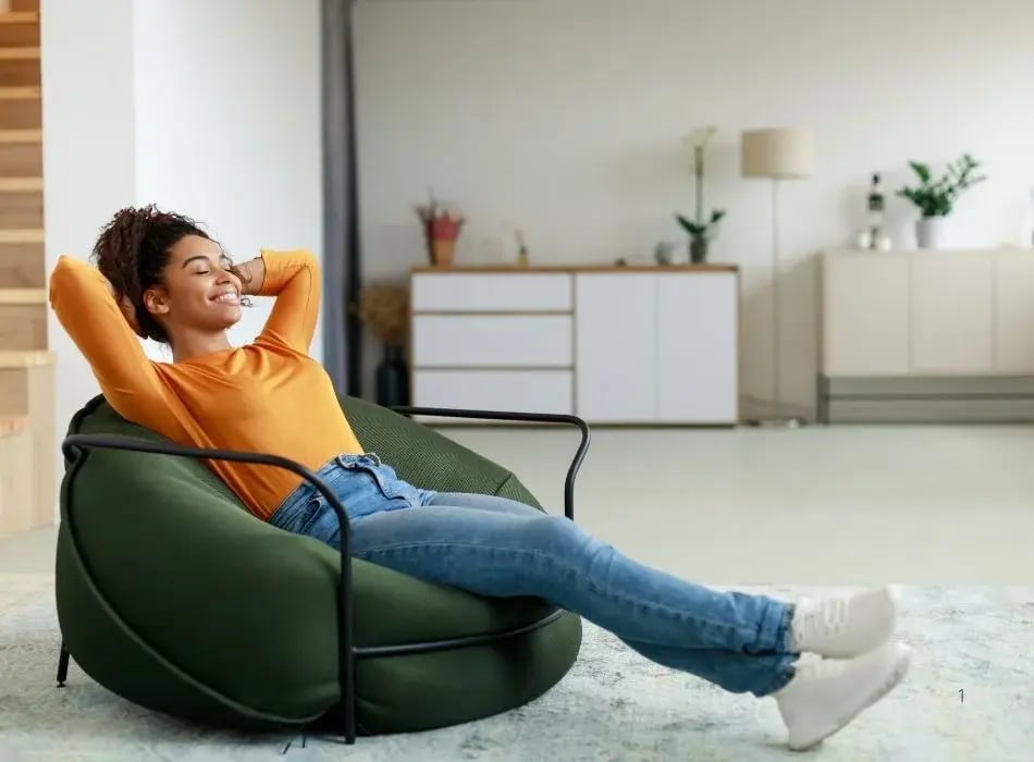 woman relaxing